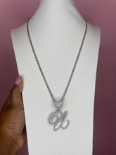 Letter Heart Necklace